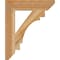 Ekena Millwork Merced Slat Rough Sawn Bracket, Western Red Cedar, 4"W x 20"D x 24"H BKT04X20X24MRC06RWR - alternate 4